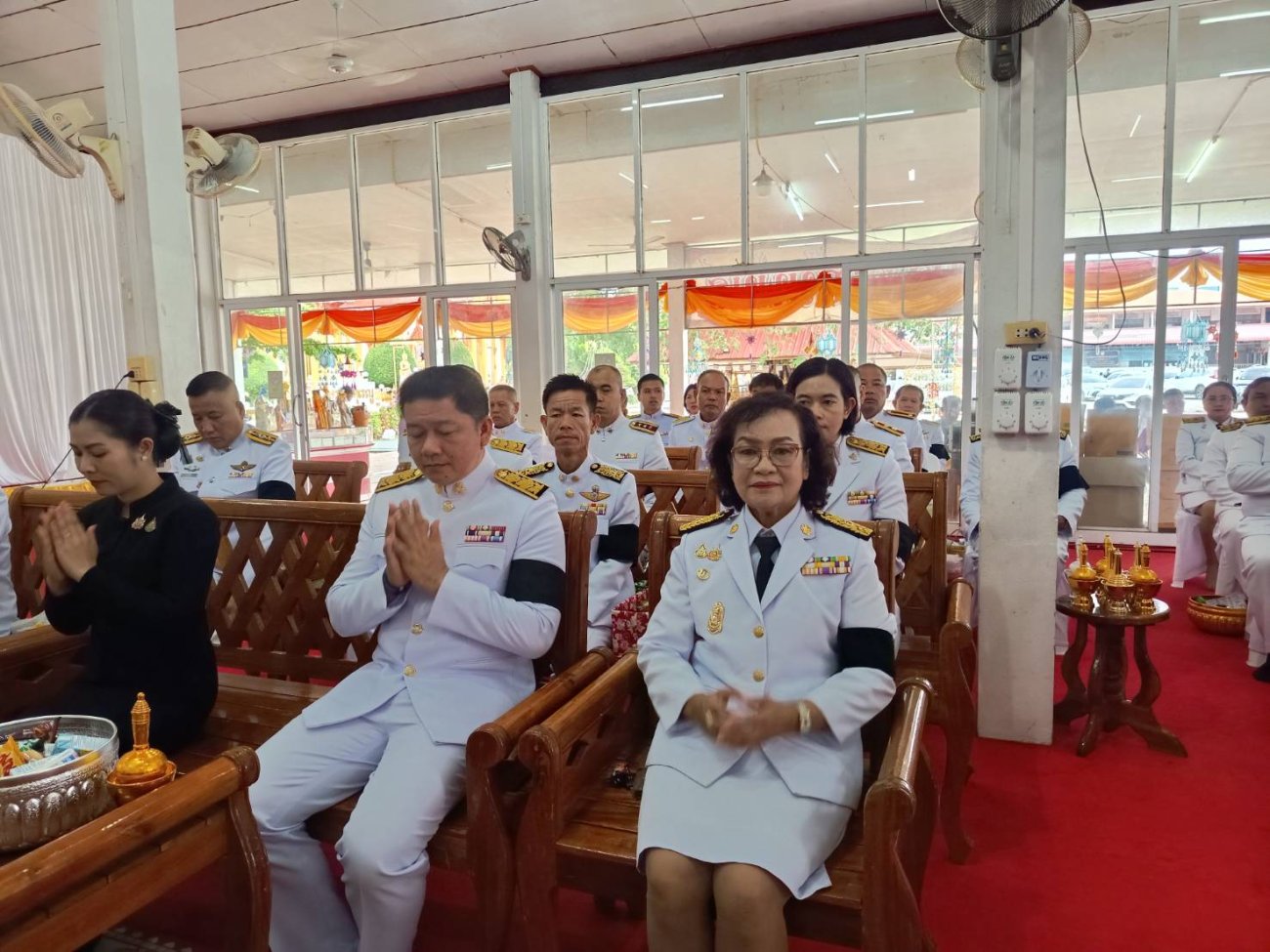 วันพฤหัสบดีที่ 30 กรกฎาคม 2569 เวลา 06.30 น. นางรัตนาภรณ์ คงพราหมณ์ นายกเทศมนตรีตำบลรเรณูนคร ￼￼คณะผู้บริหาร สมาชิกสภาเทศบาล พนักงานและลูกจ้างเทศบาลตำบลเรณูนคร￼ ￼ร่วมกิจกรรมงานพิธีบำเพ็ญกุศล ในวาระครบ 50 วัน (ปัญญาสมวาร) แห่งการสิ้นพระชนม์ ถวายเพื่อเป็นพระกุศลแด่สมเด็จพระเจ้าลูกเธอ เจ้าฟ้าพัชรกิติยาภา นเรนทิราเทพยวดี กรมหลวงราชสาริณีสิริพัชร มหาวัชรราชธิดา ณ วัดธาตุเรณู อ.เรณูนคร จ.นครพนม